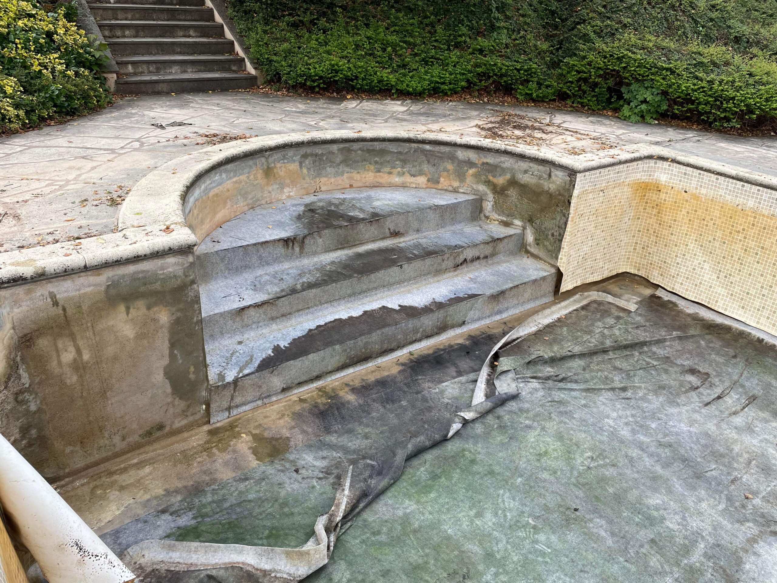 Rénovation accès piscine