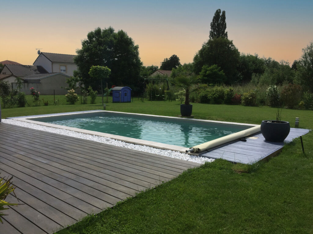 Piscine enterrée sur mesure construite à Nancy